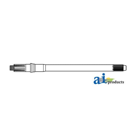 A & I Products Shaft, Rear Axle 35.2" x3" x3" A-8N4235C